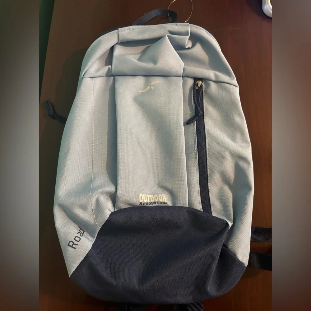 Kal Gav Outdoor‎ Revolution Road Carolina Blue Navy Small Backpack Padded Straps